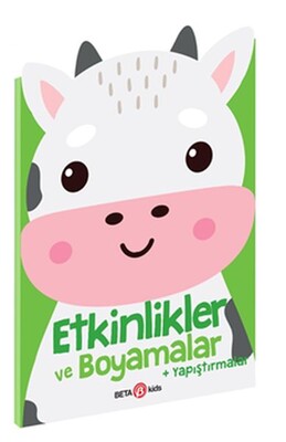 Etkinlikler ve Boyamalar + Yapıştırmalar (İnekcik) - Beta Kids