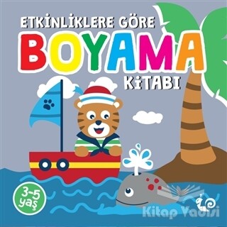 Etkinliklere Göre Boyama Kitabı - Gri - Çikolata Yayınevi