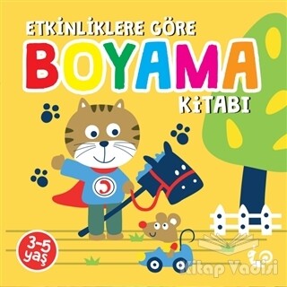 Etkinliklere Göre Boyama Kitabı - Sarı - Çikolata Yayınevi