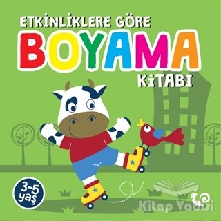 Etkinliklere Göre Boyama Kitabı - Yeşil - Çikolata Yayınevi