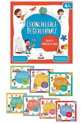 Etkinliklerle Değerlerimiz Serisi (8 Kitap) - Floki Çocuk