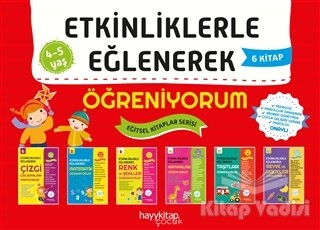 Etkinliklerle Eğlenerek Öğreniyorum (6 Kitap Takım) - Hayy Kitap