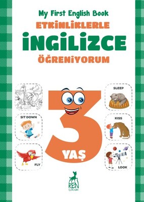 Etkinliklerle İngilizce Öğreniyorum 3 Yaş - Ren Kitap