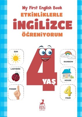 Etkinliklerle İngilizce Öğreniyorum 4 Yaş - Ren Kitap