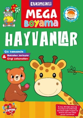 Etkinlikli Mega Boyama - Hayvanlar - Boyama Zamanı