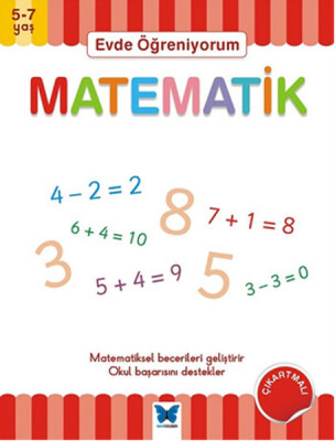 Evde Öğreniyorum - Matematik - Mavi Kelebek Yayınları