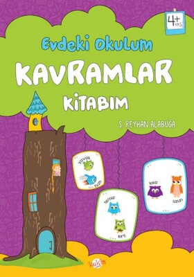 Evdeki Okulum Kavramlar Kitabım 4 Yaş - Kukla Yayınları