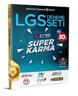 Eyted 8. Sınıf LGS Süper Karma 6 lı Deneme Seti - Eyted Yayınları