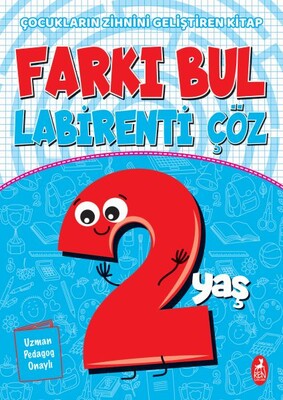 Farkı Bul Labirenti Çöz 2 Yaş - Ren Kitap