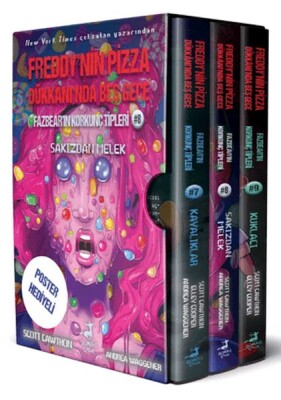Fazbear'in Korkunç Tipleri Poster Hediyeli Kutulu Set (7-8-9) - Olimpos Yayınları