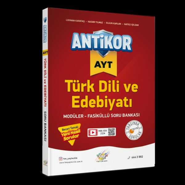 Fdd Yayınları - FDD AYT Antikor Türk Dili ve Edebiyat Soru Bankası