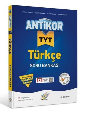 FDD TYT Antikor Türkçe Soru Bankası (Yeni) - Fdd Yayınları