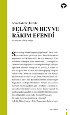 Felatun Bey ve Rakım Efendi - Turkuvaz Kitap