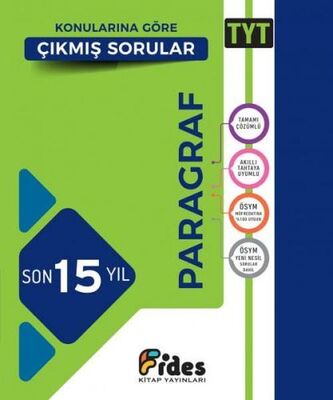 Fides TYT Paragraf Son 15 Yıl Konularına Göre Çıkmış Sorular - 1