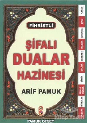 Fihristli Şifalı Dualar Hazinesi - (Dua-126) - Pamuk Yayıncılık