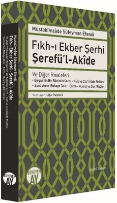 Fıkh-ı Ekber Şerhi Şerefü-ı Akide - Büyüyen Ay Yayınları