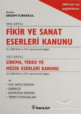 Fikir ve Sanat Eserleri Kanunu - İnkılap Kitabevi