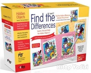 Find the Differences-2 (Level 2) - Search, Find and Mark the Hidden Objects-2 - Ages 2-5 - 1