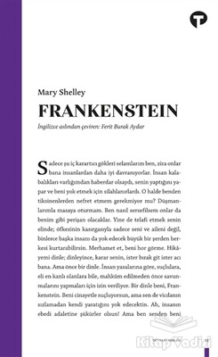 Frankenstein - Turkuvaz Kitap
