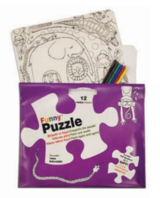 Funny Mat Puzzle - Sevimli Dostlar 30x40cm - Akademi Çocuk