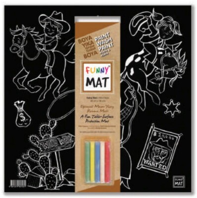 Funny Mat - Vahşi Batı 40x40cm - Akademi Çocuk