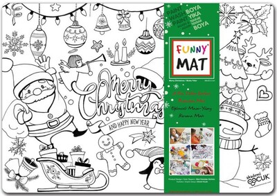Funny Mat - Yeni Yıl - 33,5x48cm - Akademi Çocuk