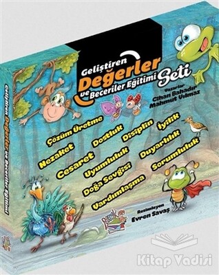 Geliştiren Değerler ve Beceriler Eğitim Seti (11 Kitap Takım) - Parmak Çocuk Yayınları