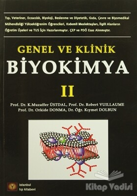 Genel ve Klinik Biyokimya 2 - İstanbul Tıp Kitabevi