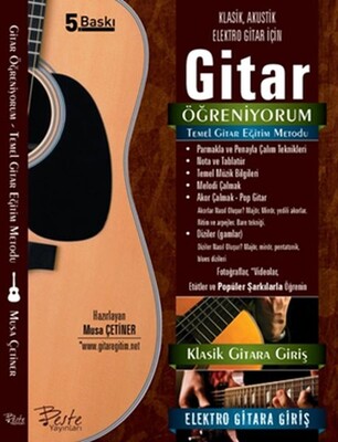 Gitar Öğreniyorum - Temel Gitar Eğitim Metodu - Beste Yayınları