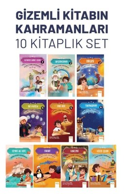 Gizemli Kitabın Kahramanları-10 Kitaplık Set - Çelik Yayınevi