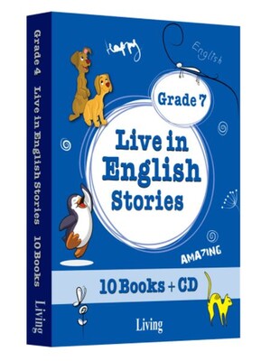 Grade 7 - Live in English Stories (10 Books CD) - Living English Dictionary