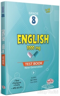 Grade 8 English 1000 Mg Test Book - Editör Yayınları