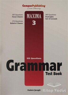 Grammar Test Book - Maxima 3 - Campus Publishing