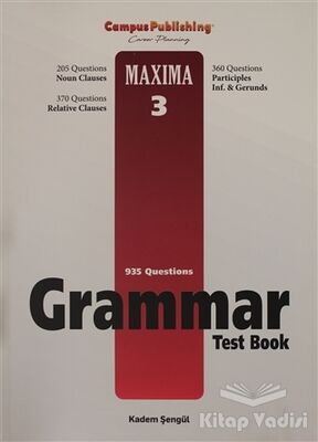 Grammar Test Book - Maxima 3 - 1