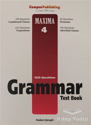 Grammar Test Book - Maxima 4 - Campus Publishing