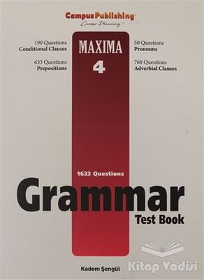 Grammar Test Book - Maxima 4 - 1