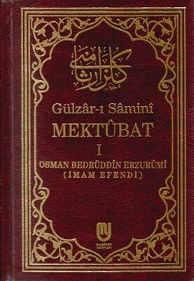 Gülzarı Samini Mektubat 1. Cilt - Marifet Yayınları