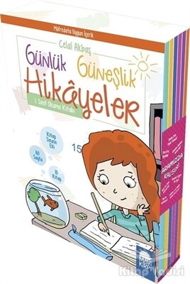 Günlük Güneşlik Hikayeler - 1. Sınıf Okuma Kitabı (10 Kitap Takım) - Mavi Kirpi Kitap