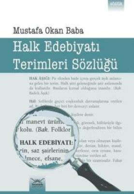 Halk Edebiyatı Terimleri Sözlüğü - 1