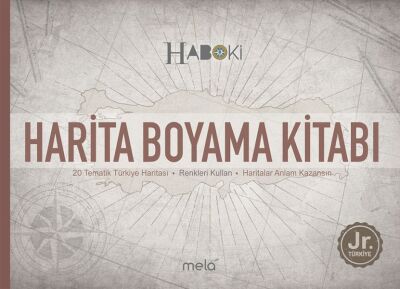 Harita Boyama Kitabı 20 Tematik Türkiye Haritası - 1