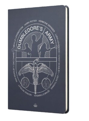 Harry Potter Dumbledors Army Sert Kapak Butik Defter Lacivert - Mabbels