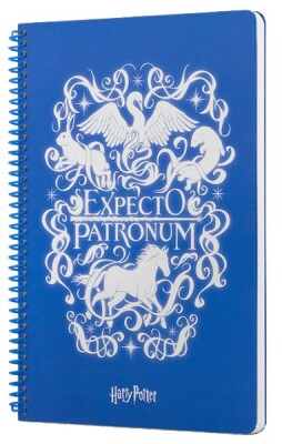 Harry Potter Expecto Spiralli Defter Mavi - Mabbels