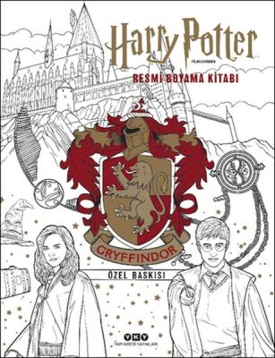 Harry Potter Filmlerinden Resmi Boyama Kitabı – Gryffindor Özel Baskısı - 1