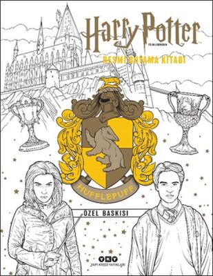 Harry Potter Filmlerinden Resmi Boyama Kitabı – Hufflepuff Özel Baskısı - 1