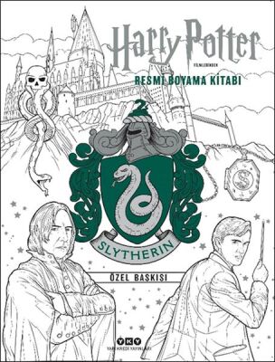 Harry Potter Filmlerinden Resmi Boyama Kitabı – Slytherin Özel Baskısı - 1