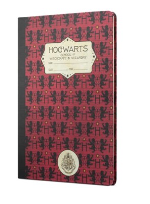 Harry Potter Hogwarts Gryffindor Sert Kapak Butik Defter Kırmızı - Mabbels