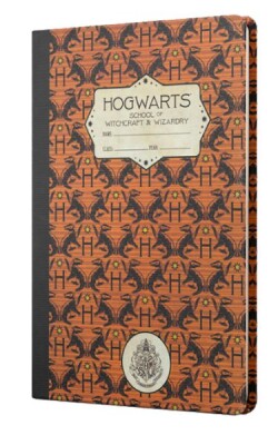 Harry Potter Hogwarts Hafflepuf Sert Kapak Butik Defter Kahverengi - Mabbels