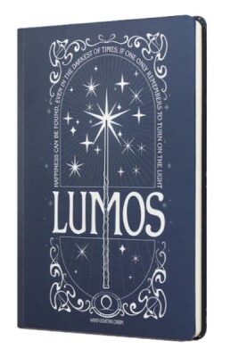 Harry Potter Lumos Sert Kapak Butik Defter - Mabbels