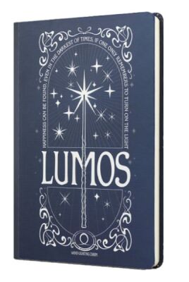 Harry Potter Lumos Sert Kapak Butik Defter - 1