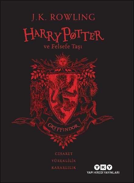 Yapı Kredi Yayınları - Harry Potter ve Felsefe Taşı 20. Yıl Gryffindor Özel Baskısı